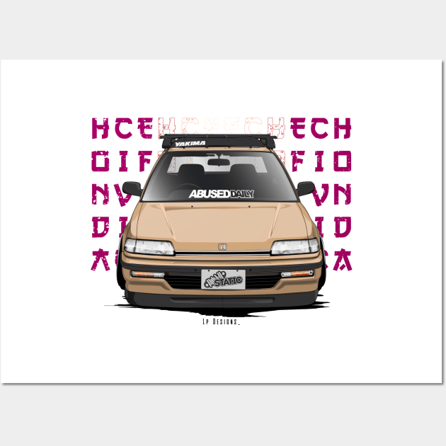 Civic Ef Wall Art by LpDesigns_